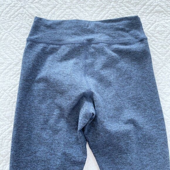 Good hYOUman Brooke Woman's Sz S Blue Heathered Ruched Leggings - Picture 6 of 7